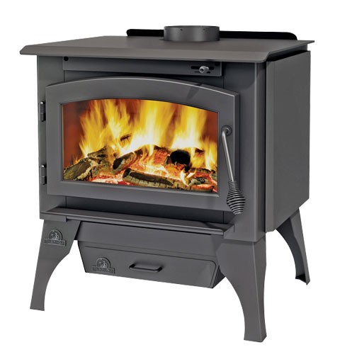 Small Wood Burning Stove | Timberwolf Wood Stove With a fully refractory lined firebox & painted black door